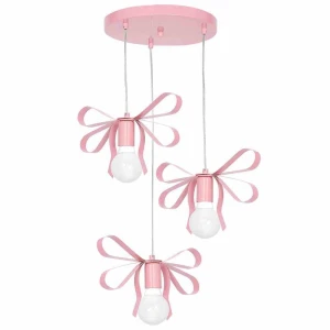 Lampa wisząca EMMA 3xE27 Różowy