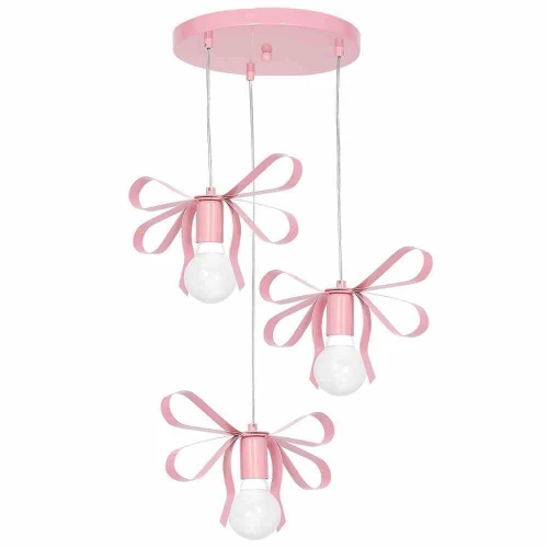 Lampa wisząca EMMA 3xE27 Różowy