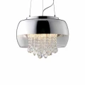 Lampa wisząca LUNA 3xE14 LED chrom