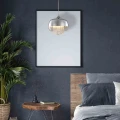 Lampa wisząca LUNA 1xE14 LED chrom