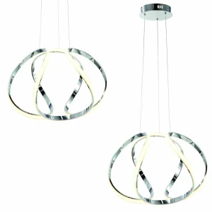 Lampa wisząca GLOBE 50W LED chrom