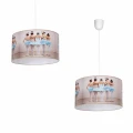 Lampa wisząca BALLERINA 1xE27 multikolor