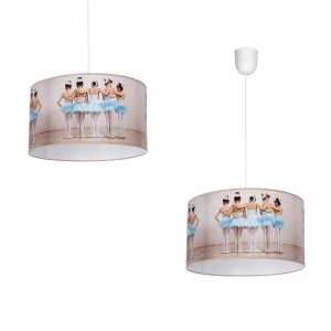 Lampa wisząca BALLERINA 1xE27 multikolor