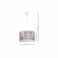 Lampa wisząca BALLERINA 1xE27 multikolor