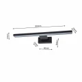 Kinkiet SHINE 30cm 7W LED czarny