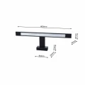 Kinkiet SHINE 40cm 7W LED czarny
