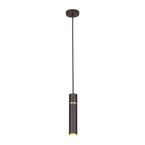 Lampa wisząca LYNX 1xE14 czarno/złoty