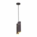 Lampa wisząca LYNX 6xE14 czarno/złoty