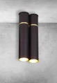 Lampa wisząca LYNX 2xE14 czarno/złoty