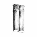 Lampa wisząca LYNX 2xE14 czarno/złoty