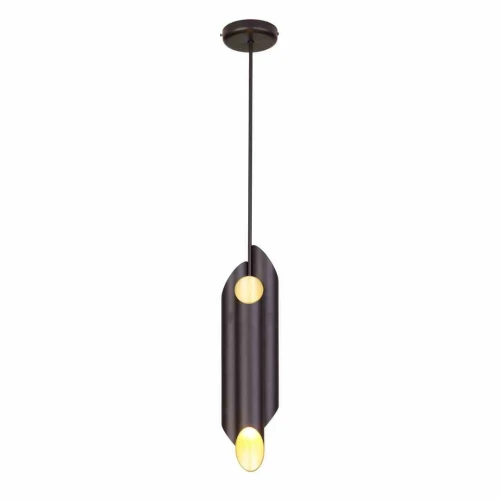 Lampa wisząca LIBRA 6xE14 czarno/złoty