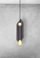 Lampa wisząca LIBRA 6xE14 czarno/złoty