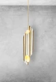Lampa wisząca LIBRA 6xE14 złoty