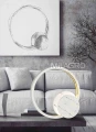 Lampa podłogowa CASSIOPEIA 8,5W LED biało/złoty