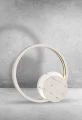 Lampa podłogowa CASSIOPEIA 8,5W LED biało/złoty