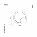 Lampa podłogowa CASSIOPEIA 8,5W LED biało/złoty