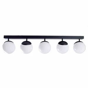 Plafon SFERA czarny 5xE14 szer.100cm