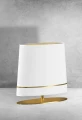 Lampa podłogowa BOOTES 1xE27 biało/złoty