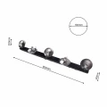 Plafon SFERA chrom 5xE14 szer.100cm