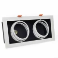 Lampa podtynkowa PLAZA 2xGU10 AR111 biały