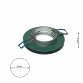 Lampa podtynkowa szklane okrągłe Srebrny