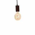 Lampa wisząca JACK 3xE27 Orzech naturalne drewno