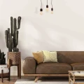 Lampa wisząca JACK 3xE27 Orzech naturalne drewno