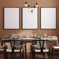 Lampa wisząca JACK 5xE27 Orzech naturalne drewno