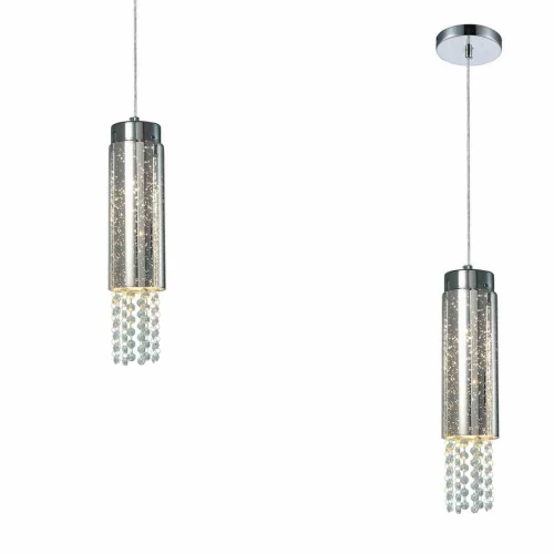 Lampa wisząca MOONLIGHT 1xE14 chrom