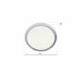 Plafon LAYLA 66W LED Ściemnialny + pilot biały LED szer.50cm