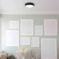 Plafon OHIO 24W czarny LED szer.45cm