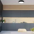 Plafon OHIO 24W czarny LED szer.45cm