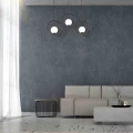 Lampa wisząca BOSTON 3xE14 czarny
