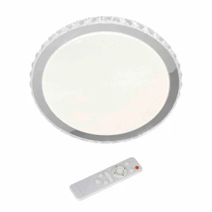 Plafon LAYLA 26W Ściemnialny + pilot biały LED szer.40cm