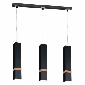 Lampa wisząca VIDAR 3xGU10 czarny