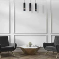 Lampa wisząca VIDAR 3xGU10 czarny