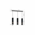 Lampa wisząca VIDAR 3xGU10 czarny