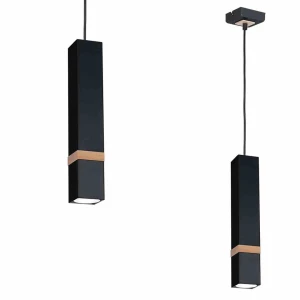 Lampa wisząca VIDAR 1xGU10 czarny