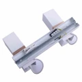 Plafon VIDAR biały 2xGU10 szer.40cm