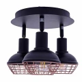 Plafon LOGAN czarny 3xE14 szer.21cm