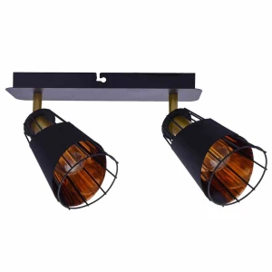 Plafon RICK czarny 2xE14 szer.28cm