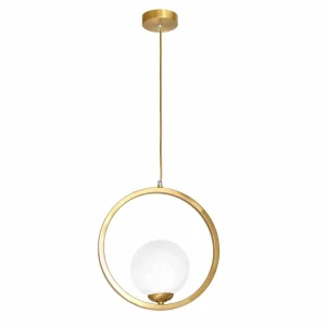 Lampa wisząca VIENNA 1xE14 Mosiądz