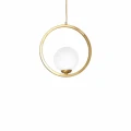 Lampa wisząca VIENNA 1xE14 Mosiądz