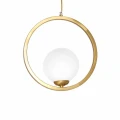 Lampa wisząca VIENNA 1xE14 Mosiądz