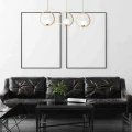Lampa wisząca VIENNA 3xE14 Mosiądz
