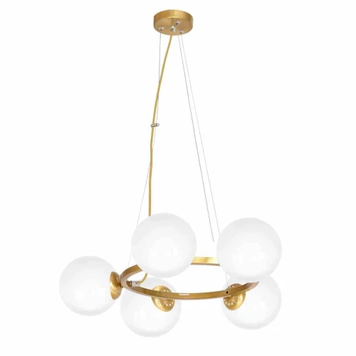 Lampa wisząca VIENNA 5xE14 Mosiądz