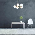 Lampa wisząca VIENNA 5xE14 Mosiądz