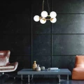 Lampa wisząca VIENNA 5xE14 Mosiądz