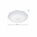 Plafon HEX biały 16W LED szer.36cm