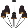 Lampa wisząca VICTORIA 5xE27 czarny